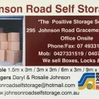 Business 3 image JOHNSON ROAD SELF STORAGE GRACEMERE Storage Solutions in Gracemere QLD