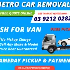Business 9 image METRO CAR REMOVALS & CASH FOR CARS Used Cars in Dandenong South VIC
