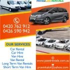 Business 1 image PATEL CAR RENTALS van rental near me in Hoppers Crossing VIC