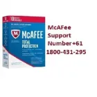 MCAFEE SUPPORT NUMBER +61 1800-431-295