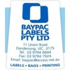 BAYPAC LABELS PTY LTD